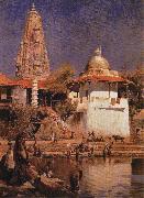 Edwin Lord Weeks The Temple and Tank of Walkeshwar at Bombay oil